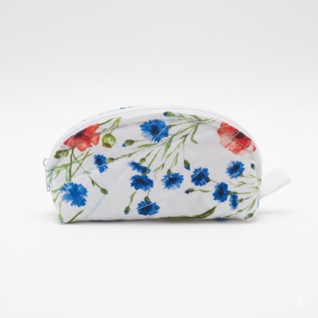 Kosmetická taštička máky a chrpa