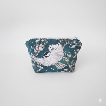 Kosmetická taštička s ptáčkem