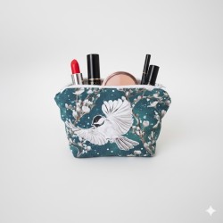 Kosmetická taštička s ptáčkem