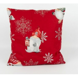 Vánoční potah na polštář - pan skřítek