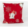 Vánoční potah na polštář - pan skřítek