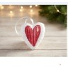 Vánoční ozdoba - srdíčko