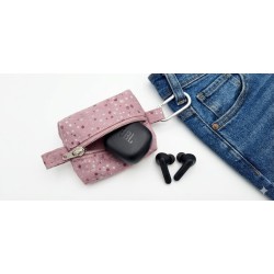 Mini kapsička - růžová s hvězdičkami