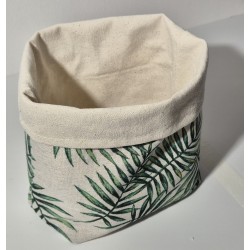 Velký látkový košík - kapradina