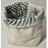 Velký látkový košík - kapradina